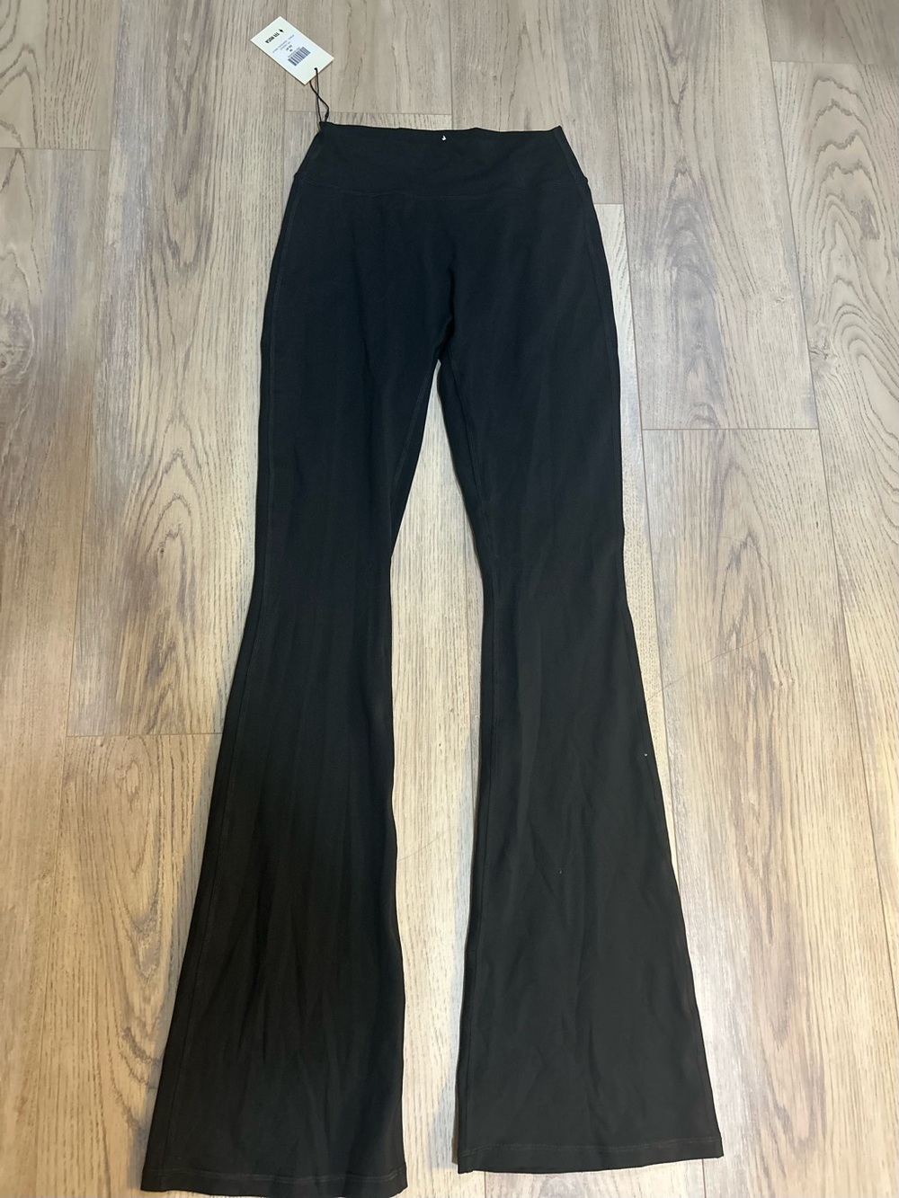 Azure Fit Black Boot-Cut Flare Pants